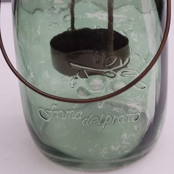 Green Rustic Mason Jar Candle Holder - Picture 8 of 12